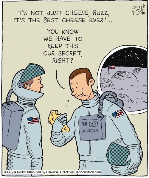 'It's not just cheese, Buzz, it's the best cheese ever! You know we have to keep this our secret, right?'