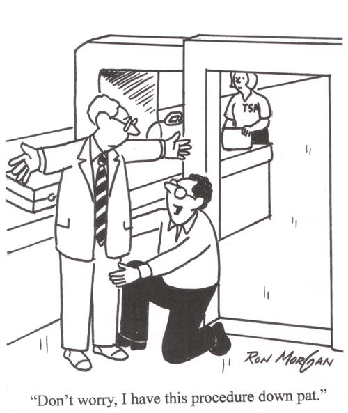 'Don't worry, I have this procedure down pat.'