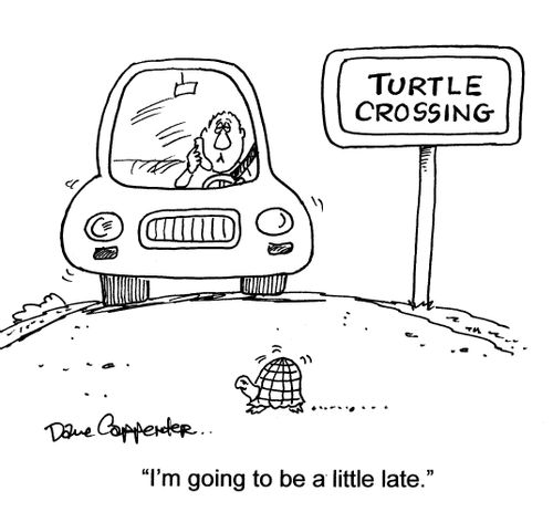 'I'm going to be a little late.'