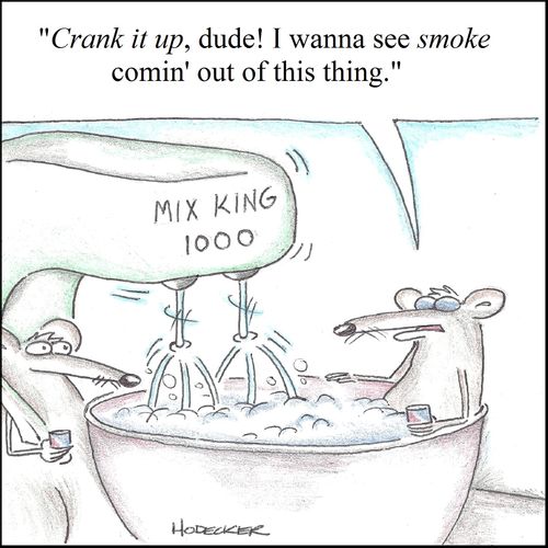 'Crank it up, dude! I wanna see smoke comin' out of this thing.'
