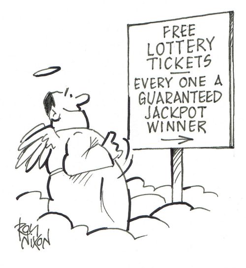 Free Lottery tickets - Every one a guaranteed jackpot winner.