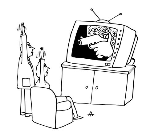 Violence on TV.
