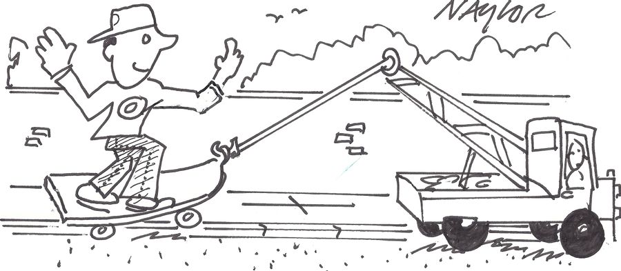 Skateboard rescue