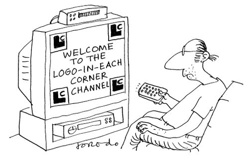 'Welcome to the logo-in-each-corner channel'