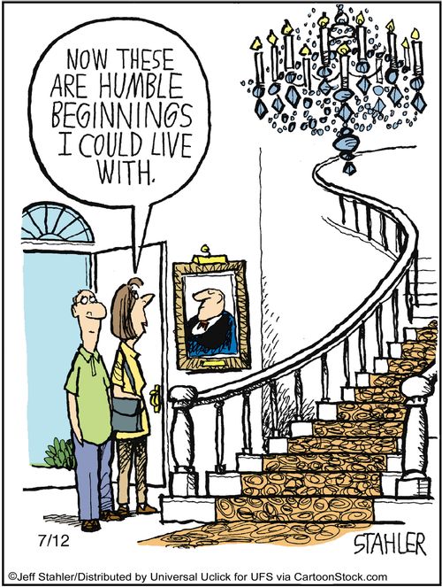 'Now these are humble beginnings I could live with.'