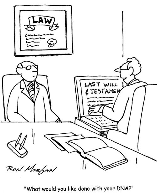 'What would you like done with your DNA?'