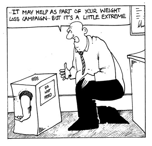 It may help as part of your weight loss campaign...but it's a little extreme.