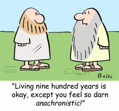 'Living nine hundred years is okay, except you feel so darn anachronistic!'