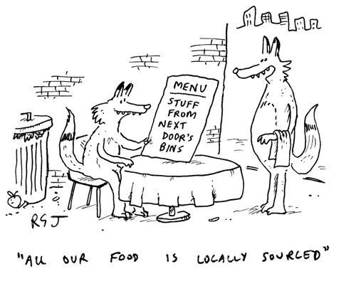 'All our food is locally sourced.'