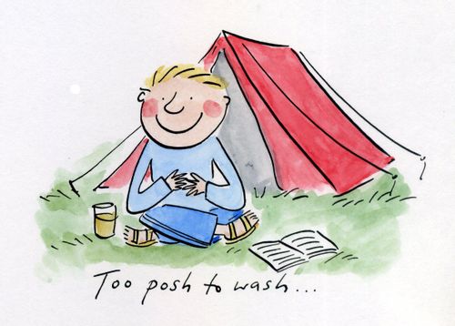 Too posh to wash...