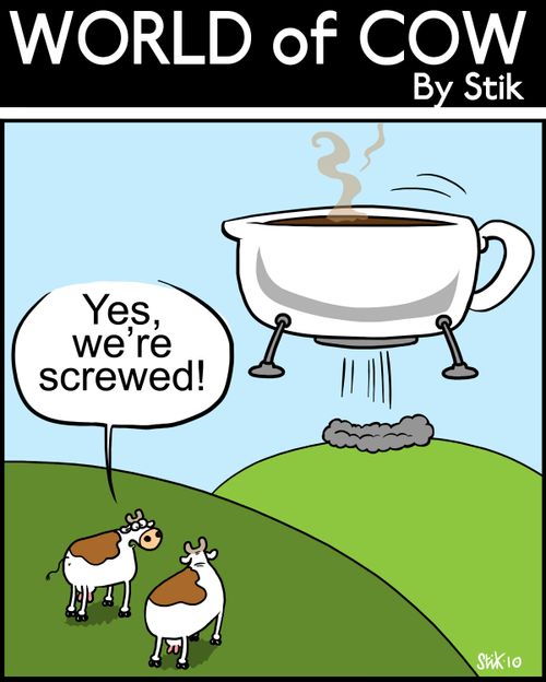 'Yes, we're screwed!'