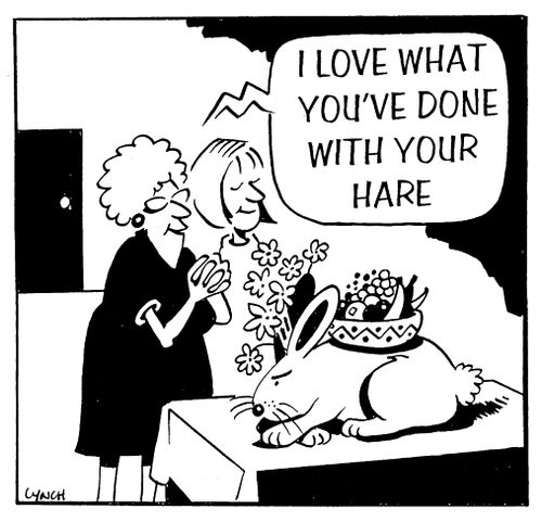I love what you've done with your hare.