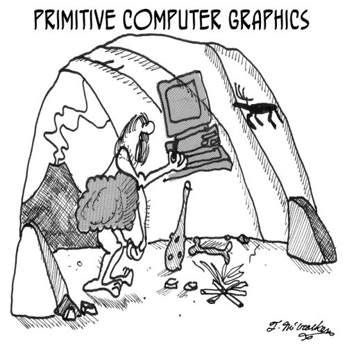 Primitive Computer Graphics