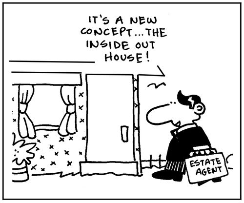 'It's a new concept, the inside out house.'