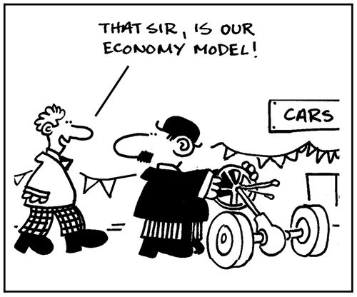 'That sir, is our economy model.'