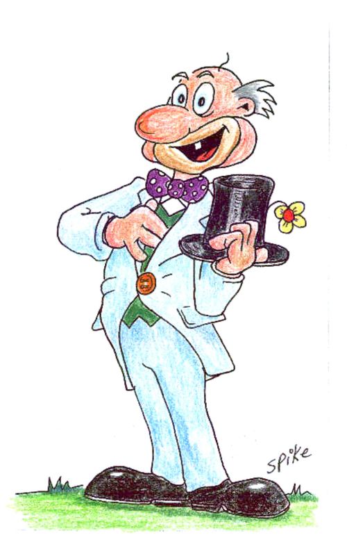 Dapper clown.