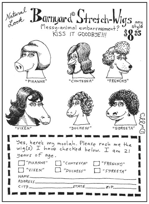 Barnyard Stretch-Wigs.