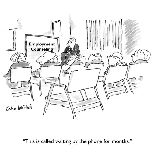 'This is called waiting by the phone for months.'