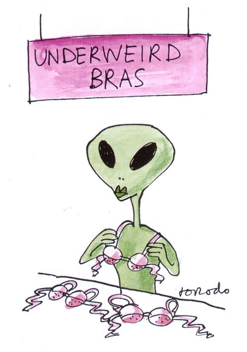 "Underweird bras."