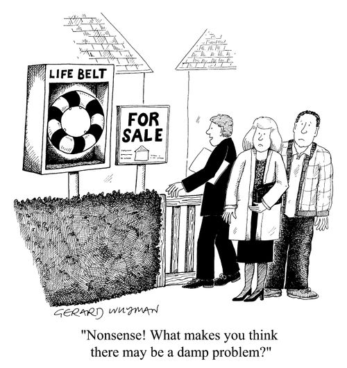 "Nonsense! What makes you think there may be a damp problem?"