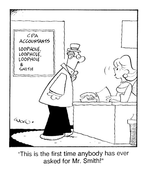 'Loophole, Loophole and Smith Accountants'