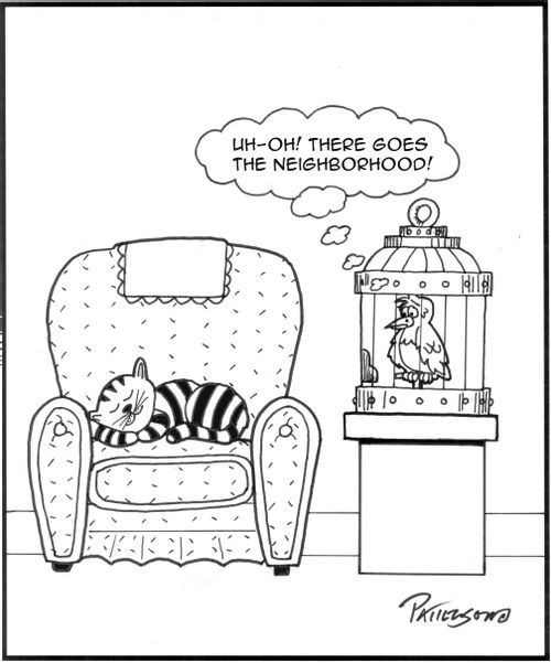 'Uh-Oh! There goes the neighborhood.'