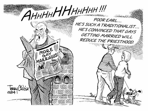 More gay marriages.