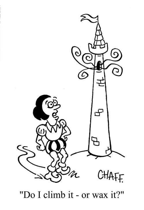 'Do I climb it or wax it?'