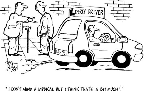 'I don't mind a medical but I think that's a bit much!