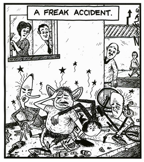 A Freak Accident.