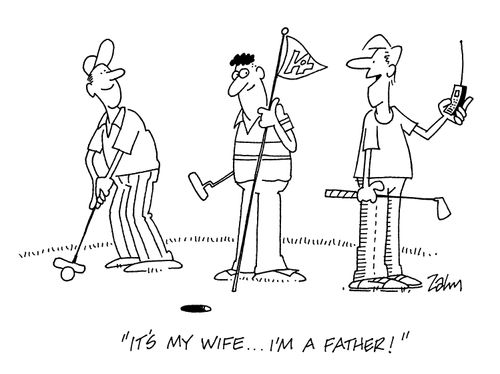 'It's my wife...I'm a father!'