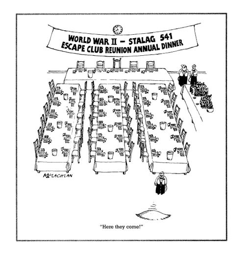 World War II - Stalag 541 escape club reunion annual dinner.