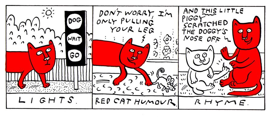 The Red Cat: Lights/Red Cat Humour/Rhyme.