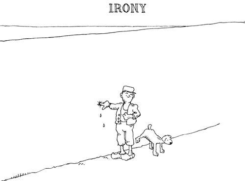 Irony.