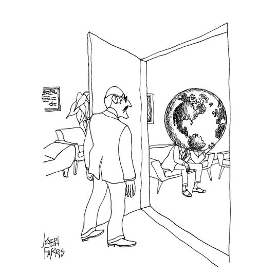 Weight of the world on your shoulders.