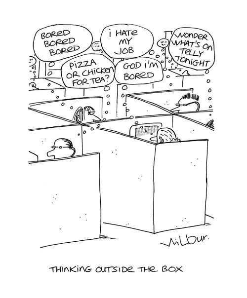 Thinking outside the box.