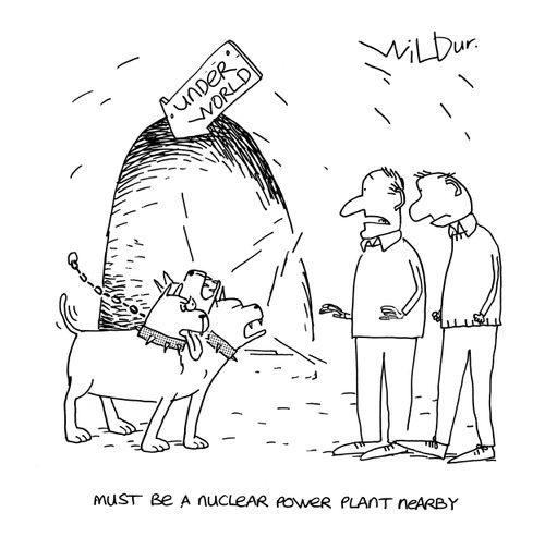 'Must be a nuclear power plant nearby.'