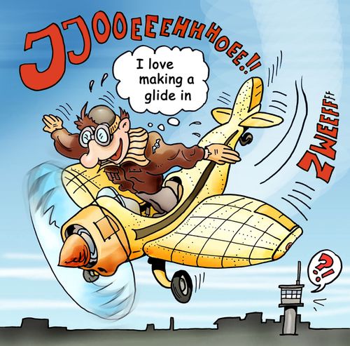 "I love making a glide in..."