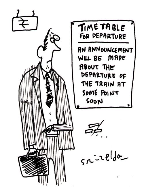 National Rail 'Timetable for Departure'.