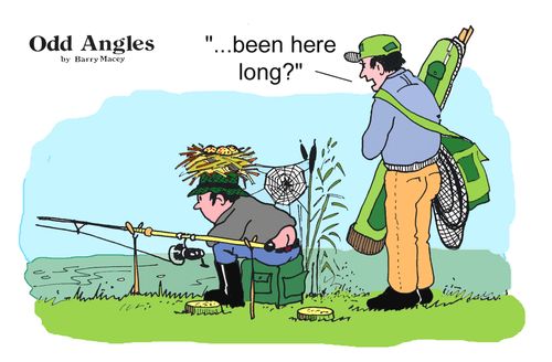 "Been here long?"