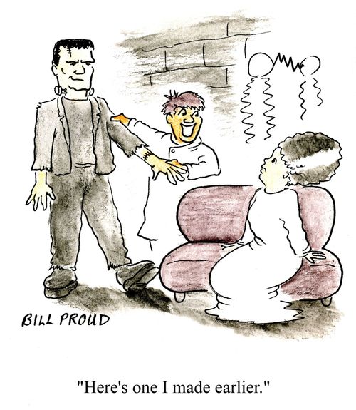 'Here's one I made earlier.'