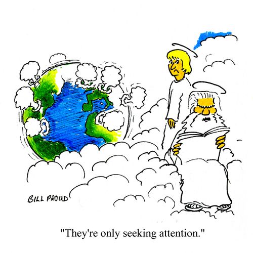 'They're only seeking attention.'
