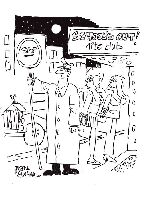 "School's out! Nite club.