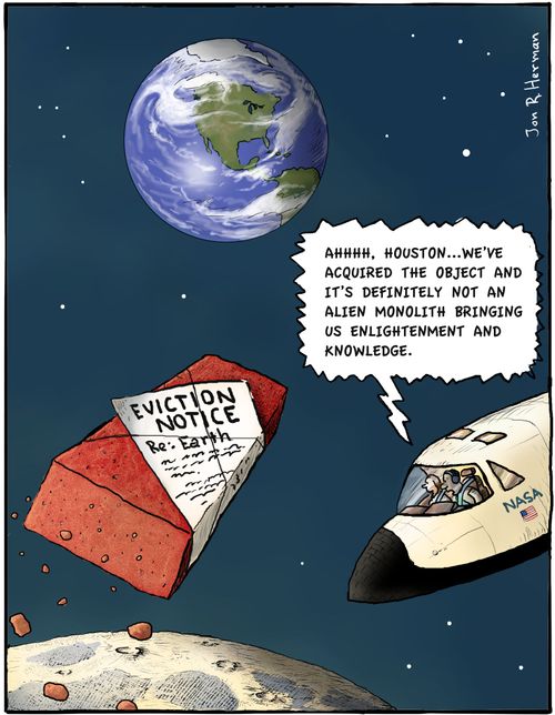 Eviction Notice for Earth