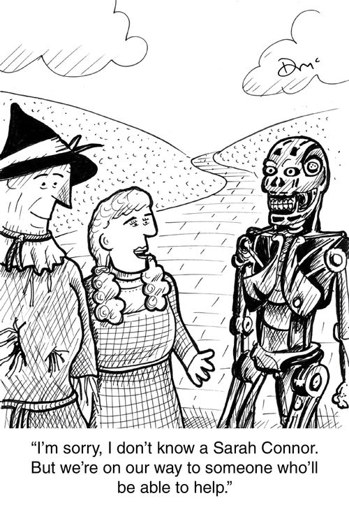 Robot in Oz.