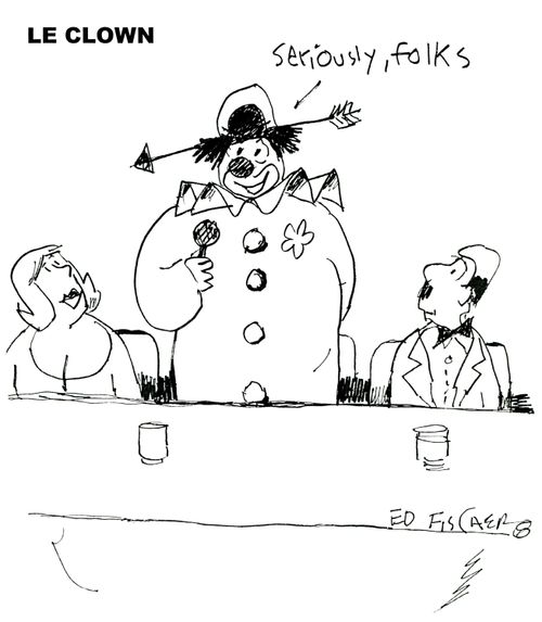 'Seriously folks...'