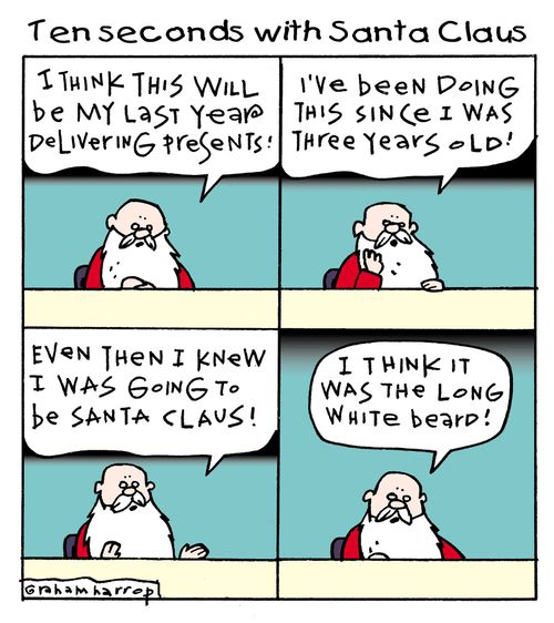 Ten Seconds with Santa Claus: 'I think this will be my last year delivering presents...'