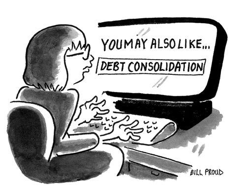 'You may also like. . . debt consolidation.'