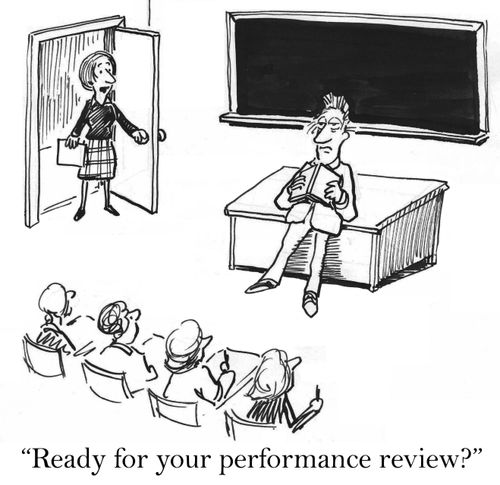 'Ready for your performance review?'