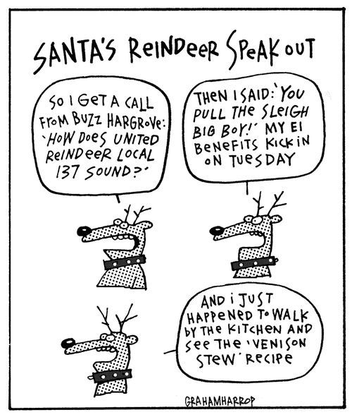 Santa's Reindeer Speak Out: '...And I just happened to walk by the kitchen and see the 'venison stew' recipe.'